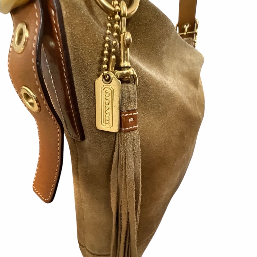 Coach REHAB Suede Crossbody Bag Style 1418 (A459) - Picture 12 of 15